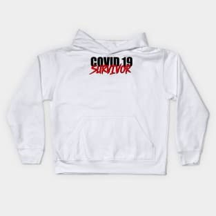 covid 19 survivor 2 Kids Hoodie